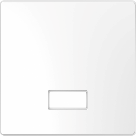 D-Life - enjoliveur pour commande simple avec hublot et symboles - blanc lotus