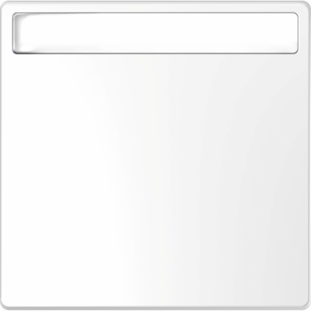 D-Life - enjoliveur pour commande simple avec porte-étiquette - blanc lotus