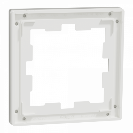 D-Life - cadre de finition - verre - blanc - 1 poste