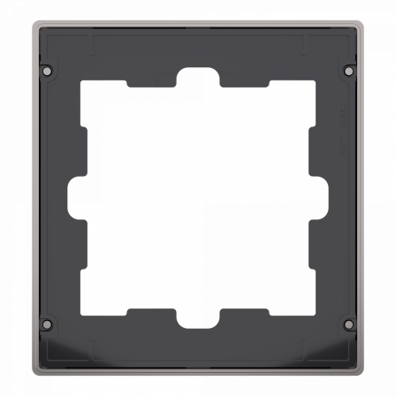 D-Life - cadre de finition - métal - nickel - 1 poste