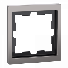 D-Life - cadre de finition - métal - nickel - 1 poste