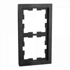 D-Life - cadre de finition - pierre - ardoise - 2 postes