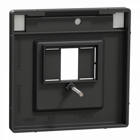 D-Life - enjoliveur pour prise conn multimédia - porte-étiquette - anthracite