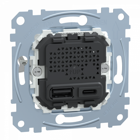 D-Life - prise chargeur double - USB A+C - 2.4 A - méca seul