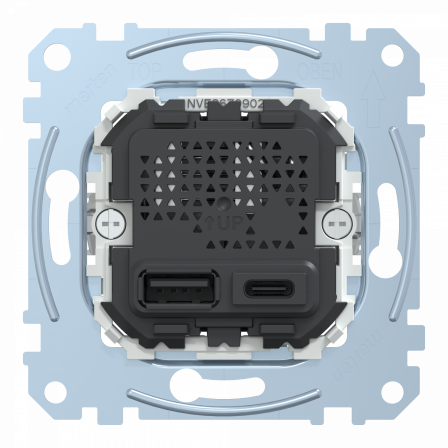 D-Life - prise chargeur double - USB A+C - 2.4 A - méca seul