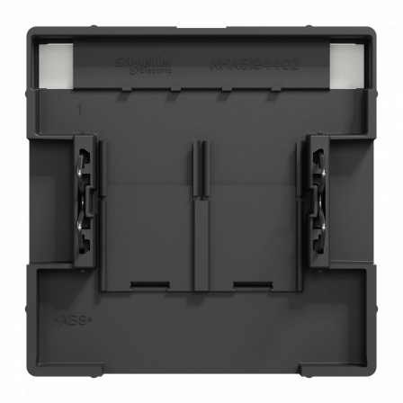 D-Life - enjoliveur prise double RJ45 S-One - porte-étiquette - anthracite