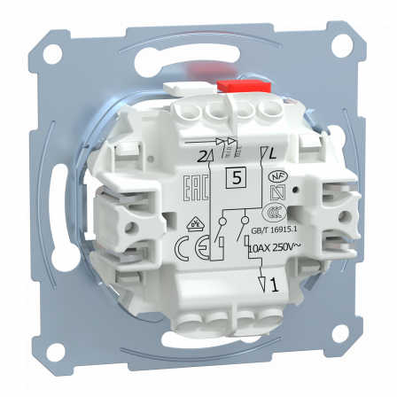 D-Life - interrupteur double allumage - 10A - méca seul