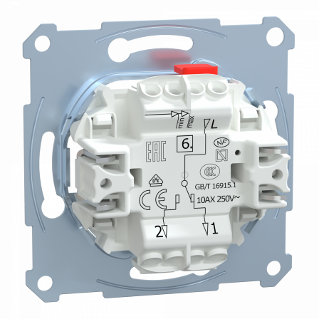 D-Life - interrupteur va-et-vient - 10A - méca seul