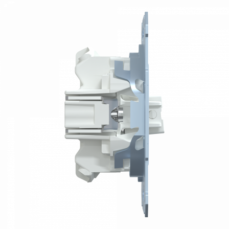 D-Life - interrupteur dble va-et-vient + bouton-poussoir NO/NF - 10A - méca seul