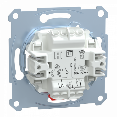 D-Life - bouton poussoir NO - 10A - méca seul