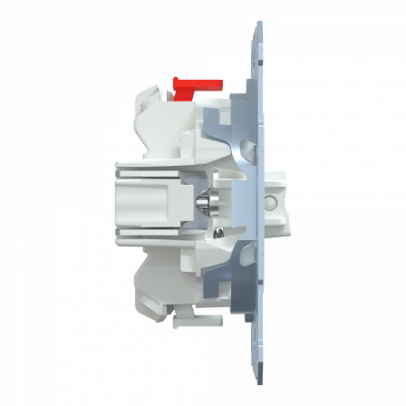 D-Life - bouton poussoir double - BP NO + BP NF - 10A - méca seul