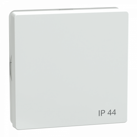 D-Life - enjoliveur pour commande simple IP44 avec joint - blanc lotus