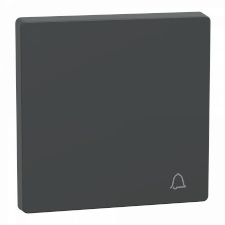 D-Life - enjoliveur pour commande simple avec picto carillon - anthracite