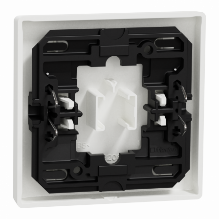 D-Life - enjoliveur pour commande simple avec picto carillon - blanc nordic mat