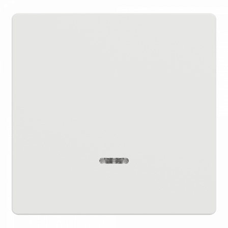 D-Life - enjoliveur pour commande simple avec voyant - blanc nordic mat