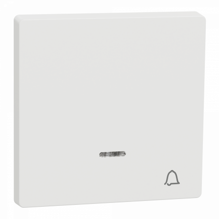 D-Life - enjoliveur pr commande simple voyant picto carillon - blanc nordic mat