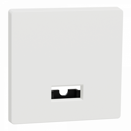 D-Life - enjoliveur pr commande simple avec hublot et symboles -blanc nordic mat