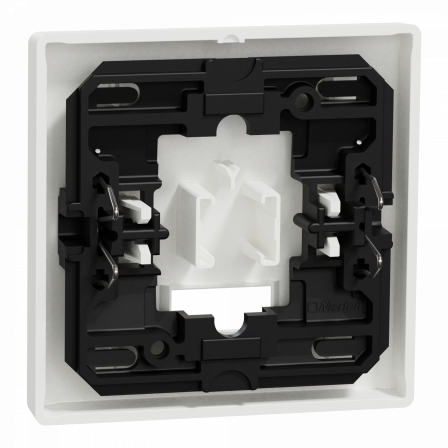 D-Life - enjoliveur pr commande simple avec hublot et symboles -blanc nordic mat