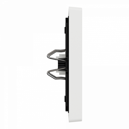 D-Life - enjoliveur pr commande simple étiquet picto carillon - blanc nordic mat