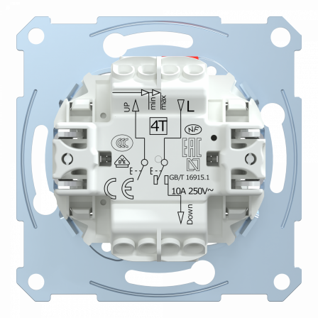 D-Life - interrupteur bouton poussoir volets roulants - méca seul