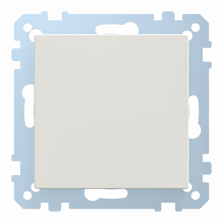 Merten M-Plan - obturateur - mécanisme+enjoliveur - blanc polaire brillant