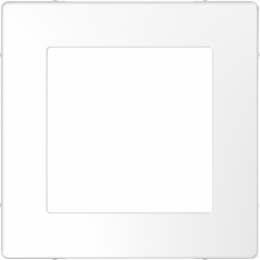 D-Life - cadre de finition pour méca 45x45 Unica - blanc lotus - 1 poste