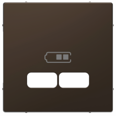 D-Life - enjoliveur pour prise USB - métal mocca