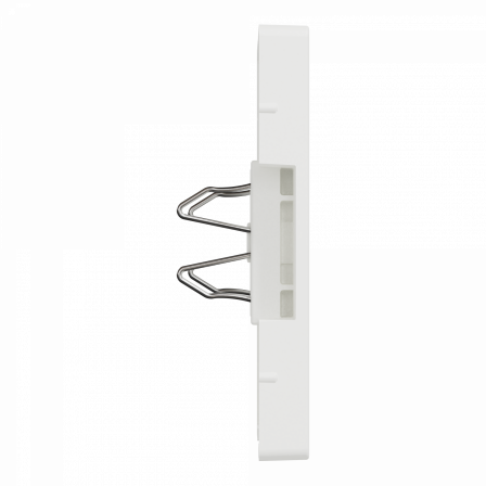 D-Life - enjoliveur prise double RJ45 S-One - porte-étiquette - blanc nordic mat