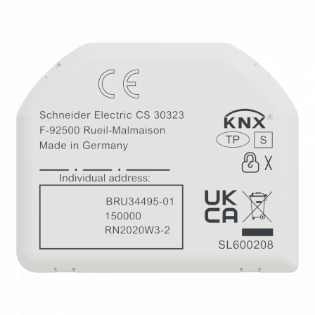 SpaceLogic KNX Interface Bouton Poussoir Basic, 8 canaux, Secure