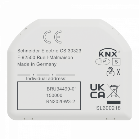 SpaceLogic KNX Interface Bouton Poussoir Pro, 8 canaux, Secure