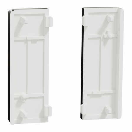 SpaceLogic KNX - D-Life - Dynamique - 2 touches médiannes - Métal - Mocca