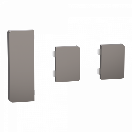 SpaceLogic KNX - D-Life - Dynamique - 1 touche médiane + 2 petites - Nickel