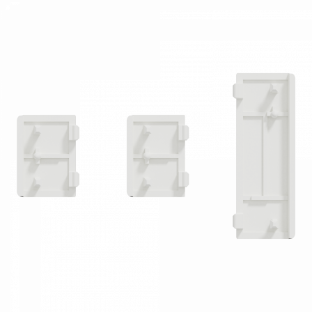 SpaceLogic KNX - D-Life - Dynamique - 1 touche médiane + 2 petites - Mocca