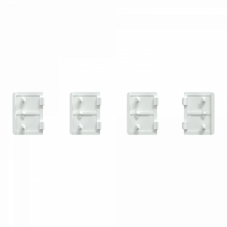 SpaceLogic KNX - D-Life - Dynamique - 4 touches petites - Blanc lotus