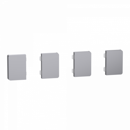 SpaceLogic KNX - D-Life - Dynamique - 4 touches petites - Acier