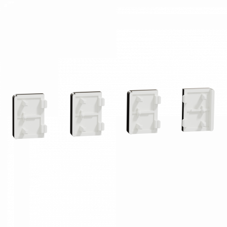 SpaceLogic KNX - D-Life - Dynamique - 4 touches petites - Métal - Mocca