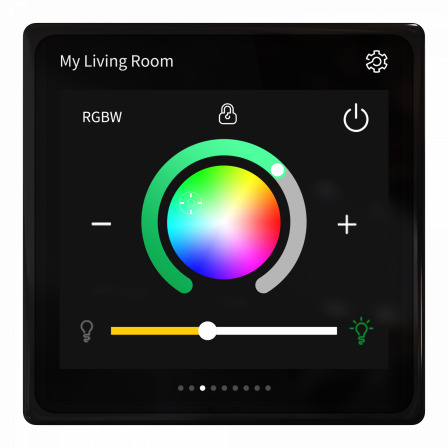 SpaceLogic KNX - Ecran Tactile 4 Pouces - Contrôle et affichage