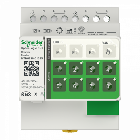 SpaceLogic KNX - variation, 2 sorties universelles, master, Secure