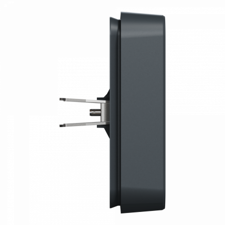 Mureva Styl - Cadre 1 poste à griffes - encastré - IP55 - IK08 - gris