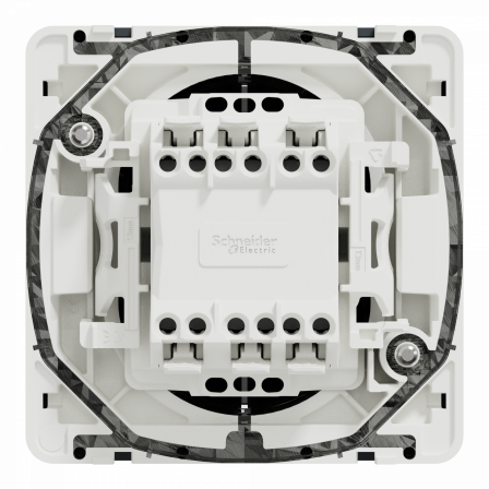 Mureva Styl - Double va et vient - composable - IP55 -IK08-connexion auto - gris