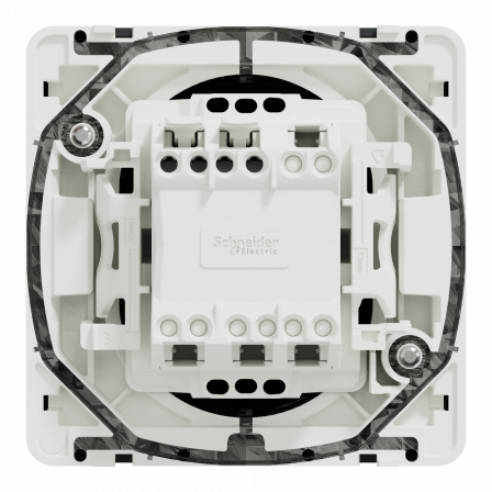 Mureva Styl - Bouton poussoir - composable - IP55 - IK08 - connexion auto - gris
