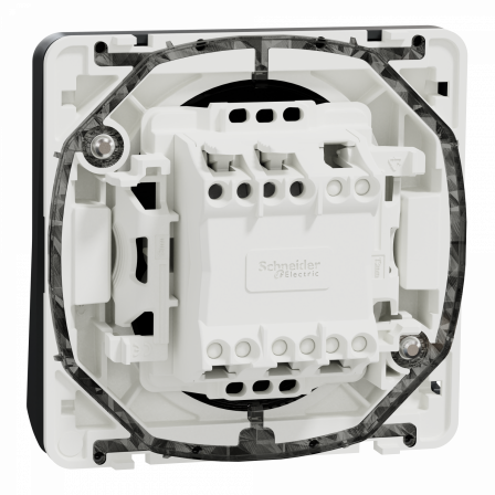 Mureva Styl - Bouton poussoir - composable - IP55 - IK08 - connexion auto - gris