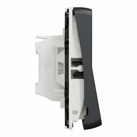 Mureva Styl - Bouton poussoir - composable - IP55 - IK08 - connexion auto - gris