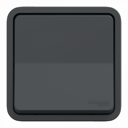 Mureva Styl - Va et vient - complet encastré - IP55 - IK08 connex auto - gris