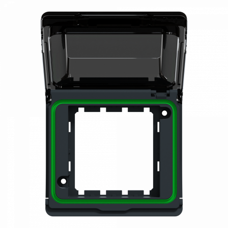 Mureva Styl - Adaptateur pour fonction 45X45 - composable - IP55 - IK07 - gris