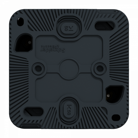 Mureva Styl - Prise courant 2P+T renforcée pour VE - IP55 IK08 - saillie - gris