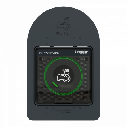 Mureva EVlink - Prise courant 2P+T renforcée pour VE - IP66 IK08 - gris