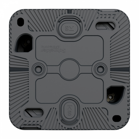 Mureva Styl - Prise de courant 2P+T schuko - saillie - IP55 - IK08 - gris