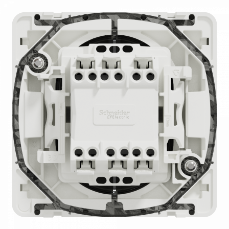 Mureva Styl - Double va et vient - composable - IP55 - IK08 - blanc