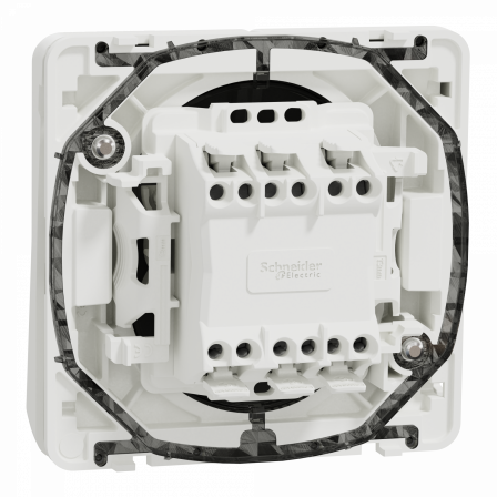 Mureva Styl - Double va et vient - composable - IP55 - IK08 - blanc